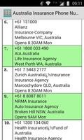 Australia Insurance Phone Number Affiche
