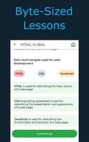 HTML In Bits: Learn HTML in Bi Ekran Görüntüsü 1