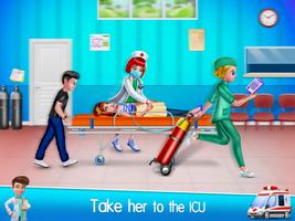 Ambulance Doctor Hospital Game imagem de tela 1