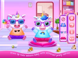 My Twin Unicorn Baby Care Pet House โปสเตอร์