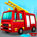 Kids Firefighter: Fire Rescue And Car Wash Garage