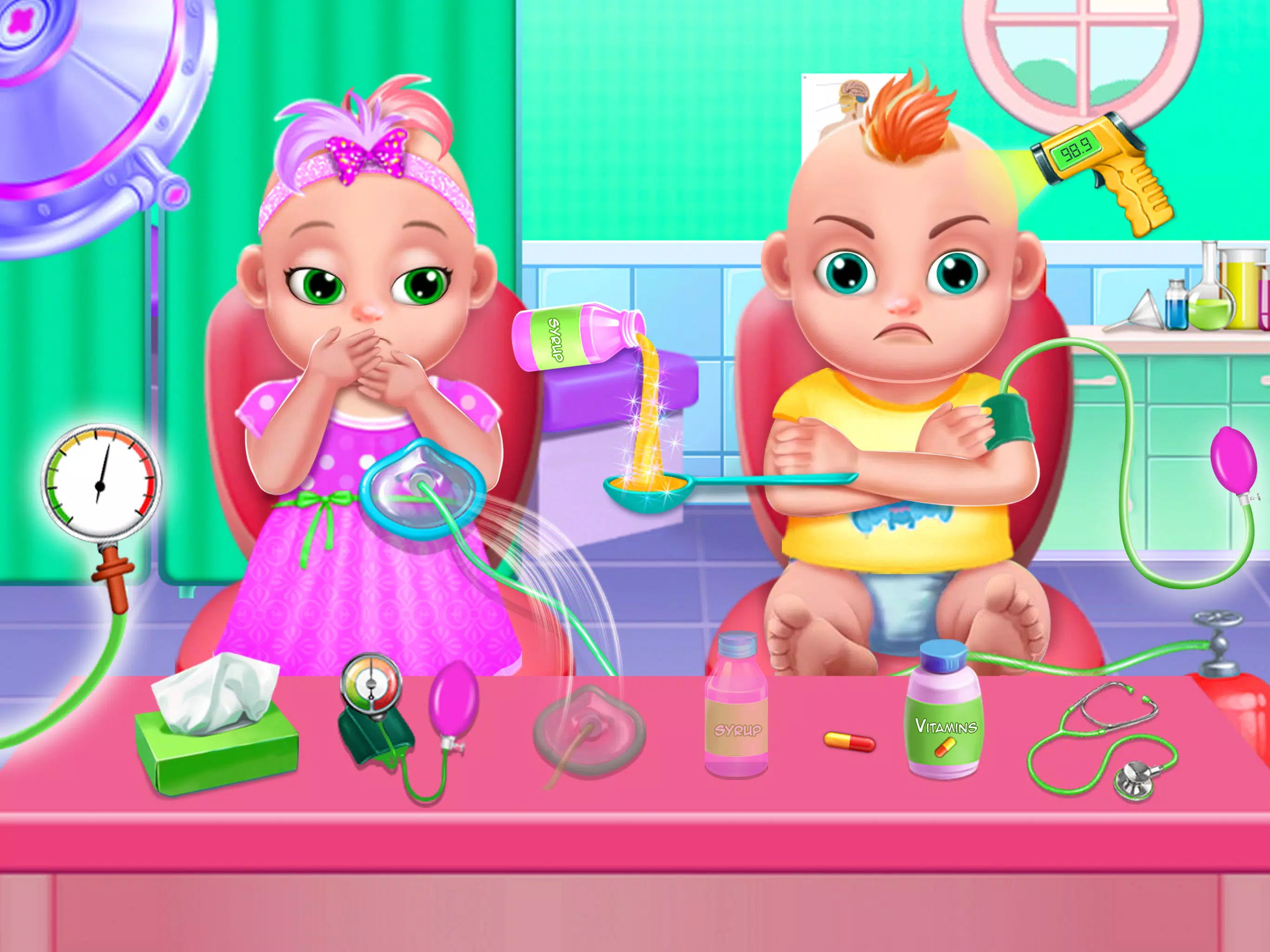 Twins Nursery Baby Games APK + Mod for Android.