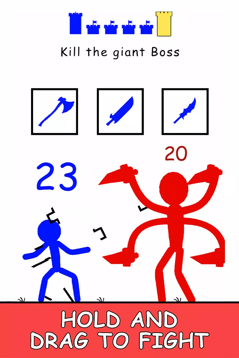 How to kill boss in stick fight 