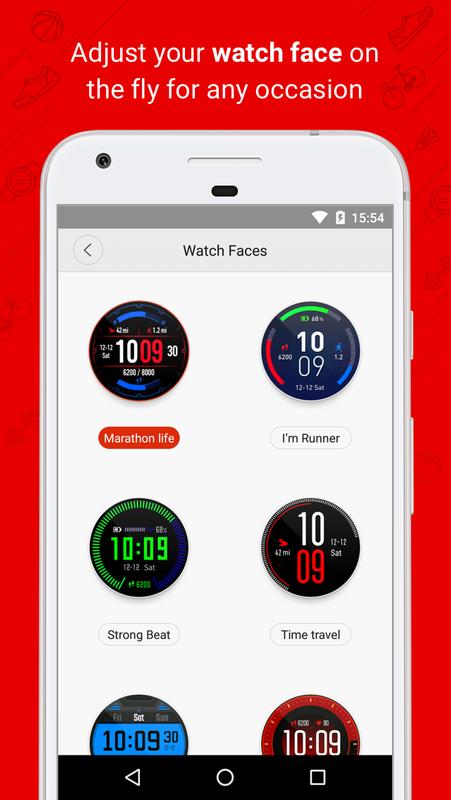 amazfit watch list
