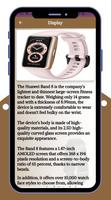 Huawei Band 8 Watch Guide capture d'écran 3