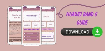 HUAWEI Band 6 Guide الملصق