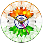 Indian Flag Clock icône