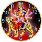 ikon Durga Mata Clock