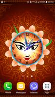 Durga Mata Clock Affiche