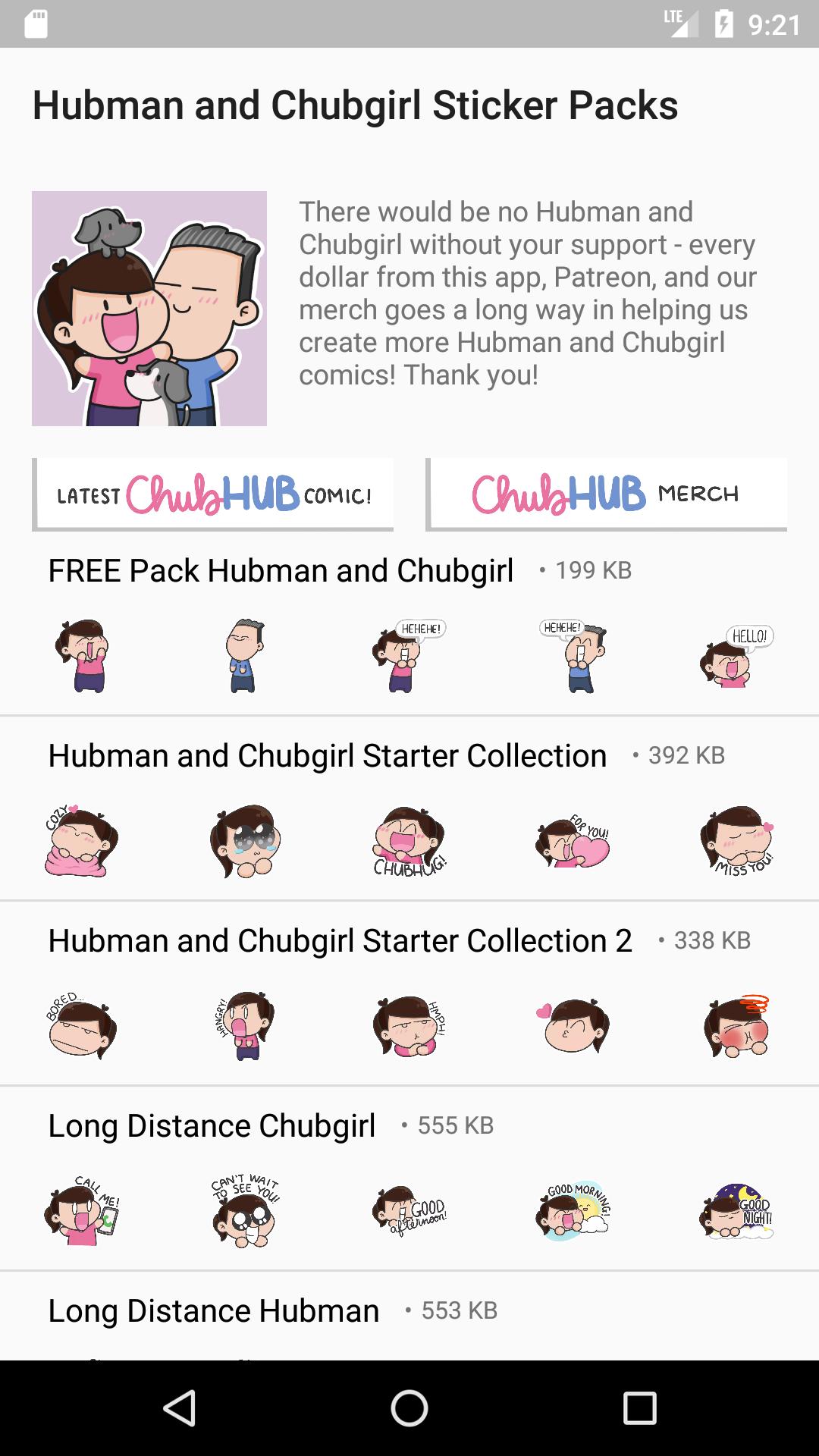 Official Hubman And Chubgirl Stickers For Whatsapp For Android