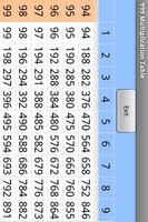 999 Multiplication Table capture d'écran 1