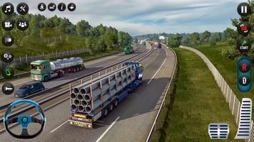 برنامه‌نما رانندگی شبیه ساز کامیون یورو عکس از صفحه