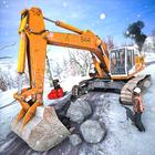 Offroad Snow Excavator: Grand Crane Simulator Game-icoon