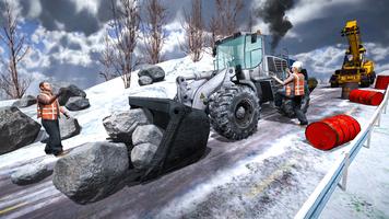 Offroad Snow Excavator: Grand Crane Simulator Game captura de pantalla 2