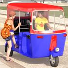 Modern Tuk Tuk Auto Rickshaw Driving: Auto Riksha Zeichen