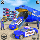 Grenspolitie autotransport 3D-icoon