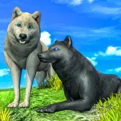 野生の狼: 動物ゲームオンライン. オオカミの世界 アプリダウンロード