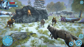 Chó sói Tuyết - Game Động vật ảnh chụp màn hình 2