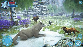 Chó sói Tuyết - Game Động vật ảnh chụp màn hình 1