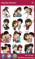 برنامه‌نما Hug Day Love Stickers عکس از صفحه