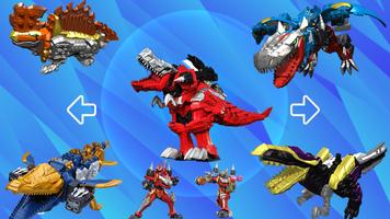 DX Ranger Dino Zord Fury Robot Plakat