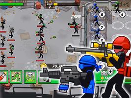 Stickman Defenders: Merge War Affiche