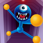 Blue Monster: Stretch Game Zeichen