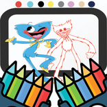 Huggy Wugy coloring Book Horor