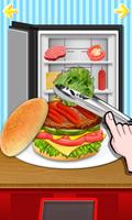 Poster Burger Meal Maker - Fast Food!