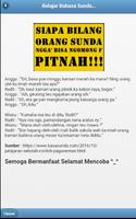 Belajar Bahasa Sunda capture d'écran 3