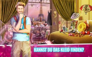 Romantische Reiseziele Wimmelbild Plakat