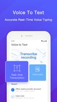 Voice to Text پوسٹر