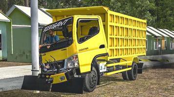 Mod BussID Truk Viral Tumpah скриншот 1