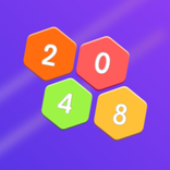 2048 Merge-HEXA number puzzle