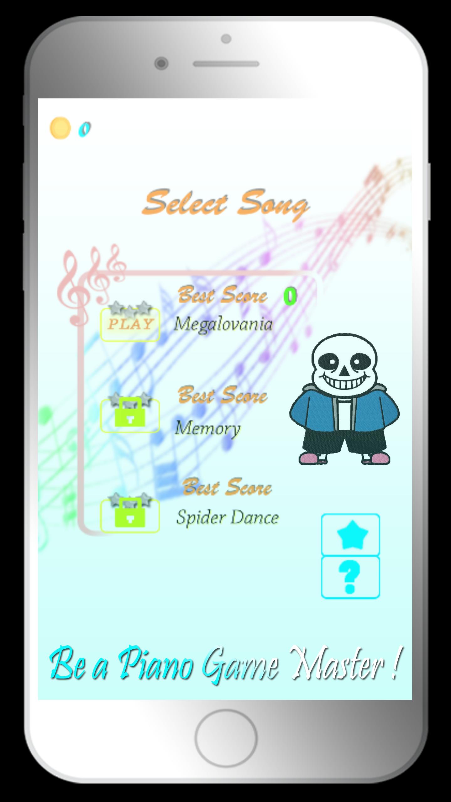 Undertale Piano Tap For Android Apk Download - undertale sans music piano sheet for roblox