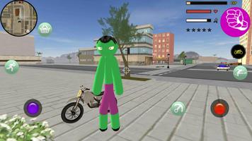 Monster Stickman Rope Hero الملصق