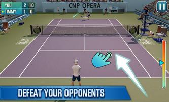 Tennis Champion 3D - Virtual Sports Game capture d'écran 1