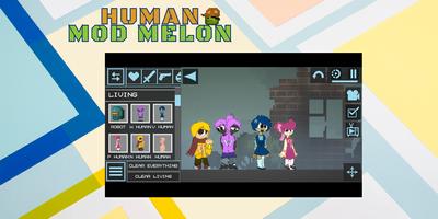 Human Mod Melon Playground imagem de tela 1