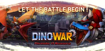 Dino War Pteranodon VS Mosa