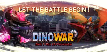 Dino War Dark T-Rex VS Pteranodon