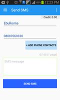 EbulkSMS - Bulk SMS Nigeria تصوير الشاشة 1