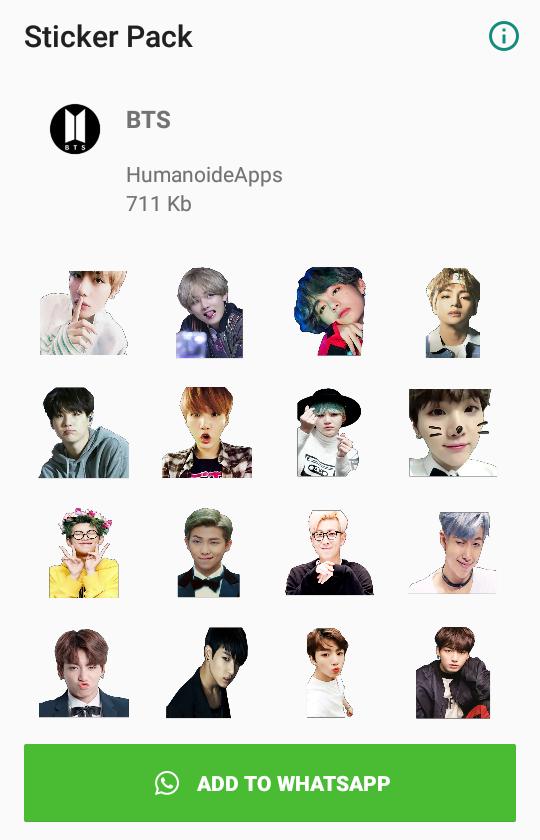 20 Inspirasi Cara Unduh Stiker  Bts  Di Wa Sticker Fans