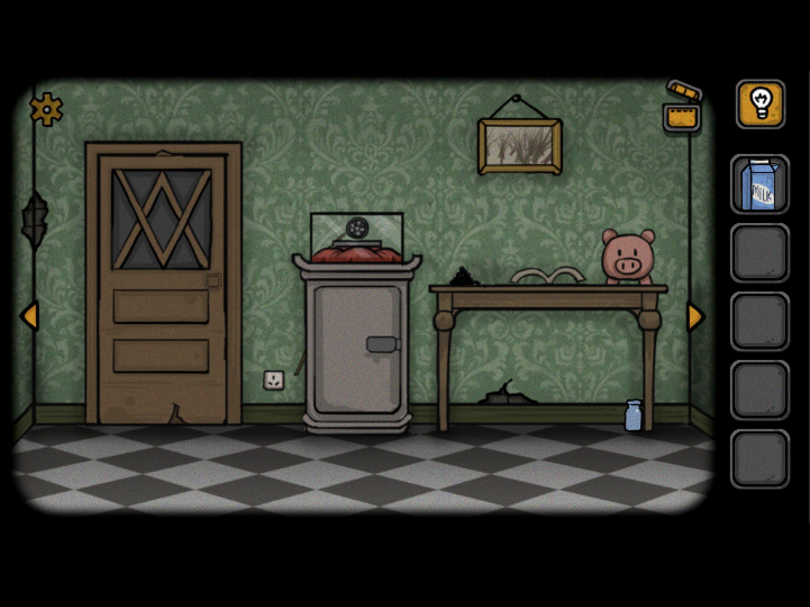 Комната игра на андроид. Игра Escape Rooms на Android. Cube Escape Theatre дверь. Андроид комната персонажа. Forgotten House игра.