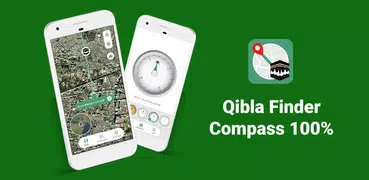 キブラコンパス - Qibla Finder 100%