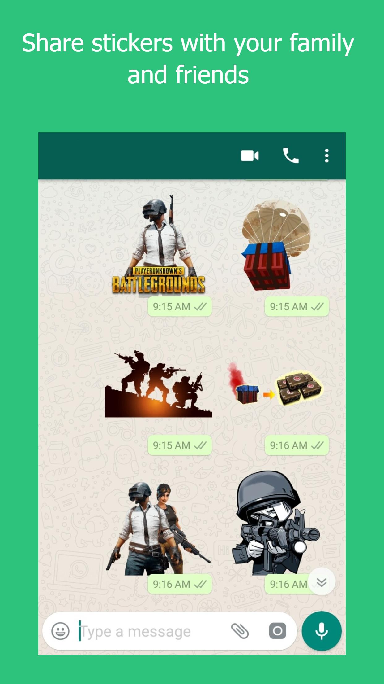 Pubg Sticker For Whatsapp