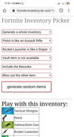 Fortnite Picker II - Pick random items capture d'écran 1