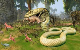 Hungry Anaconda Snake Sim 3D 2 imagem de tela 1