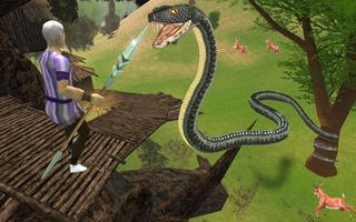 Hungry Anaconda Snake Sim 3D 2 imagem de tela 2