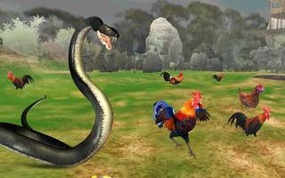 Hungry Anaconda Snake Sim 3D 2 تصوير الشاشة 3