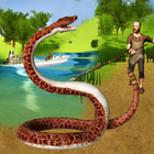 Голодный Anaconda Snake Sim 3D иконка